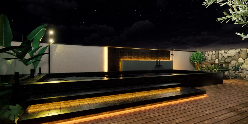 PISCINA PRIVATIVA NOITE