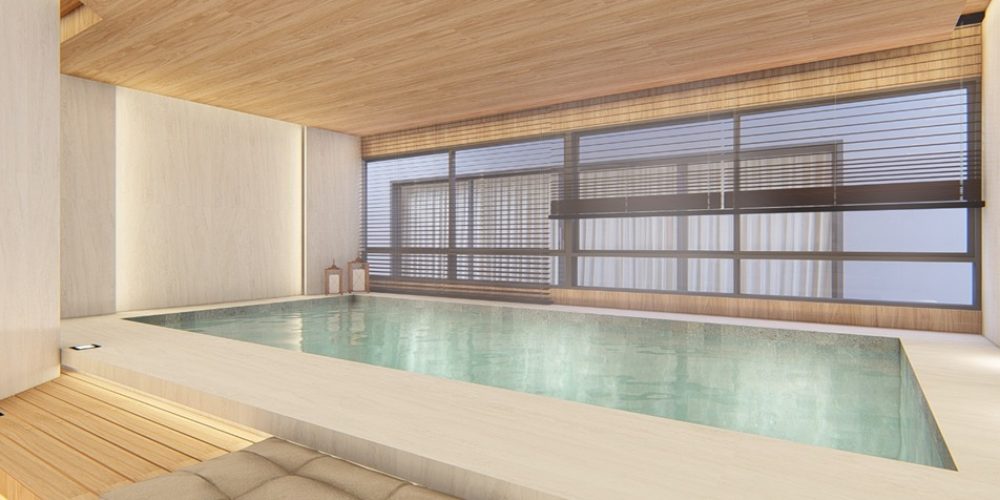 piscina interna aquecida Pericó